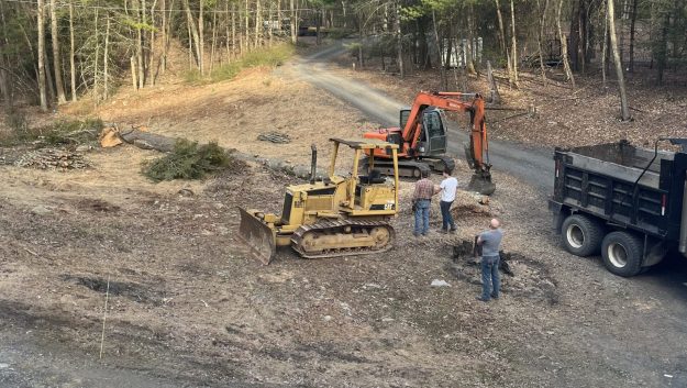 Breaking ground at Whitetail Vineyards! Breaking ground at Whitetail Vineyards!