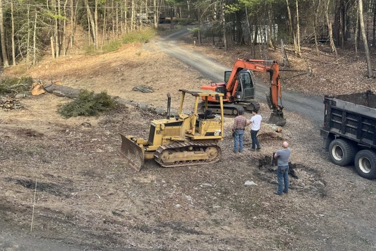 Breaking ground at Whitetail Vineyards!
