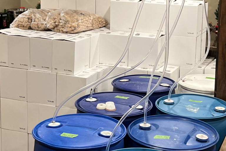 Whitetail wine fermentation