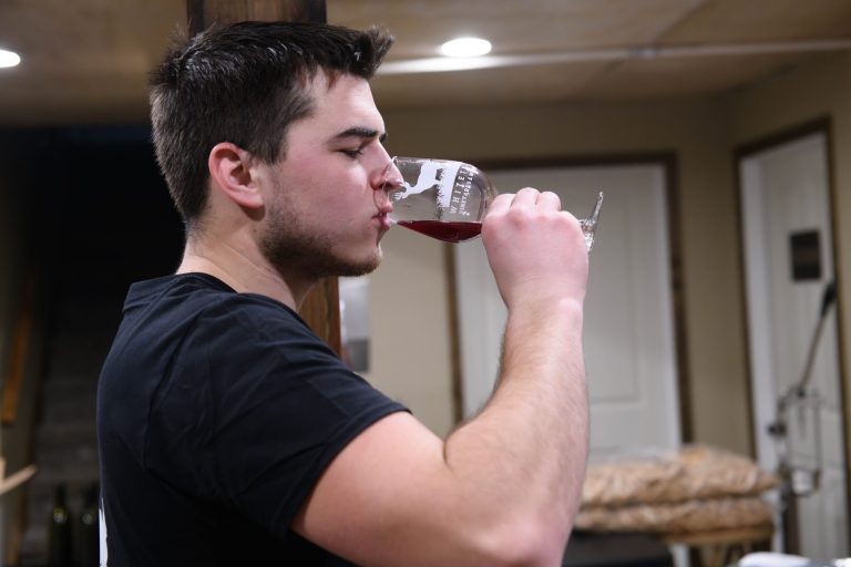 Whitetail wine bottling