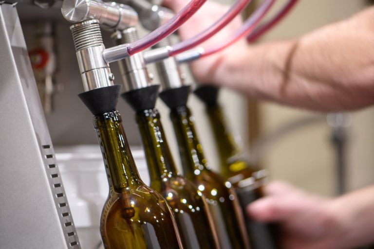Whitetail wine bottling